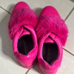 Christian S. Hot pink sneaker